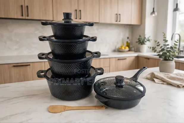Bosch 11-Piece Cooking Pots Set with Silicone Covers - 1