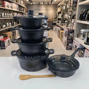 Bosch 11-Piece Set ya Vyombo vya Kupikia na Vifuniko vya Silicone