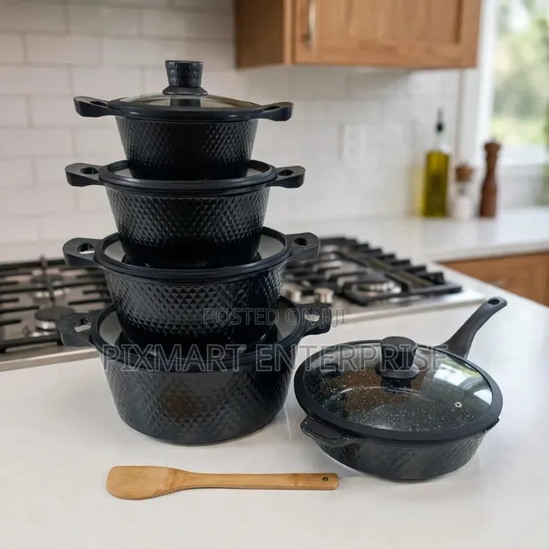 Bosch 11-Piece Household Cookware Set yenye Silicone Covers - 1