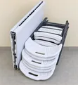 Boss Office Products Meza ya Kukunja na Viti 6 - 2