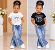 Set ya Jeans na Tops kwa Wasichana (Miaka 2-6) - 1
