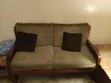 7-Seater Sofa Set with Mahogany Cabinet - 5