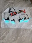 5D Angel Eye LED Headlight DRL WRGB Color (4-Piece Set) - 2