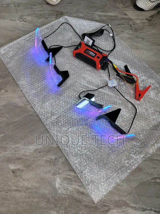 Universal 5D WRGB LED Angel Eye Headlight Set - 1