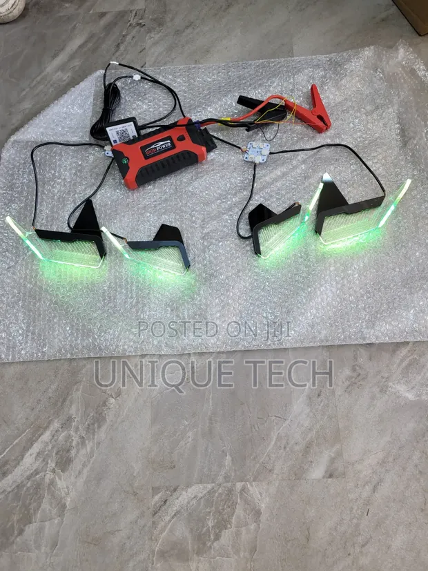 5D LED Headlight Angel Eyes with WRGB DRL - 1