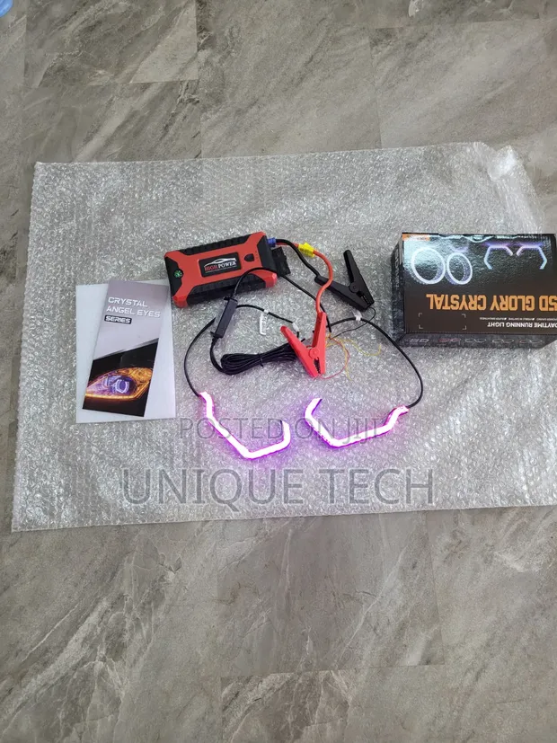 WRGB LED Headlight Daytime Running Light Set - 1