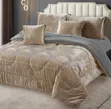 Set ya Duvet ya Silk Velvet ya Kifahari 6x7 - Vipande 6 - 2