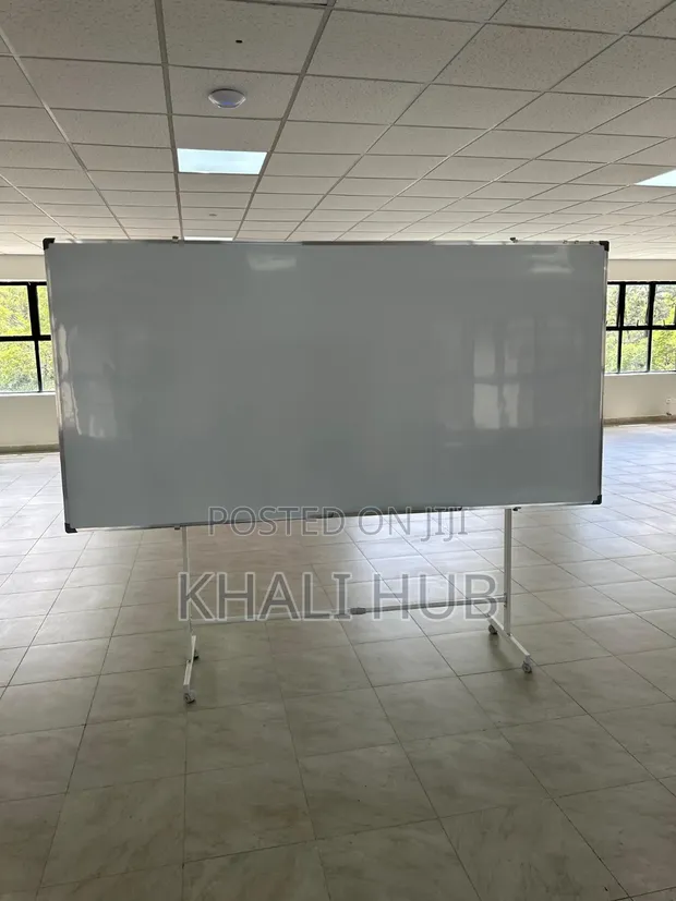 Whiteboard Office Conference Whiteboard 8ft x 4ft on Movable Stand - 1