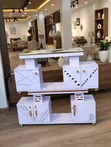 Stylish Istanbul 4ft TV Stand with Marble Effect - 2