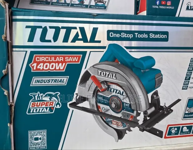Total 1400W Industrial Circular Saw - 1