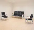Executive 5-Seater Leather Sofa Set - Black - 2