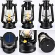 Large Vintage Solar Lantern for Home & Garden - 2