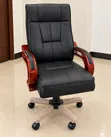 Boss Office Products Kiti cha Mkurugenzi Nyeusi cha Ngozi - 3