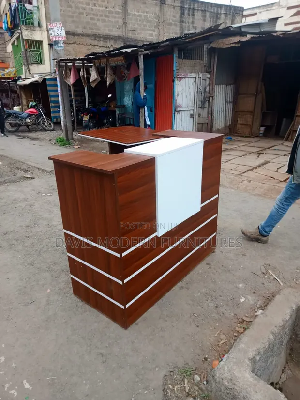 Premium Office Reception Counter with Desk - 1