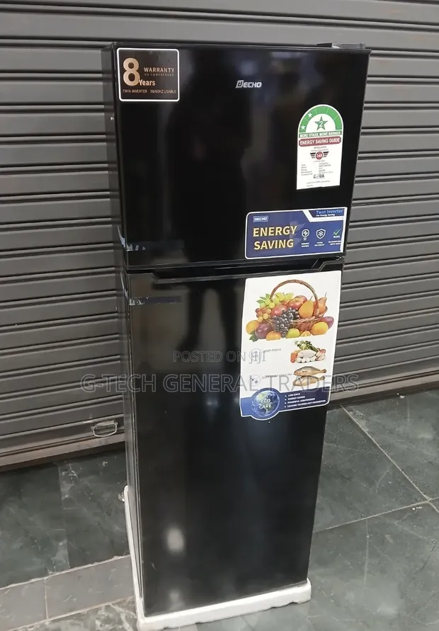 Decho 188L Double Door Direct Cool Refrigerator - 1