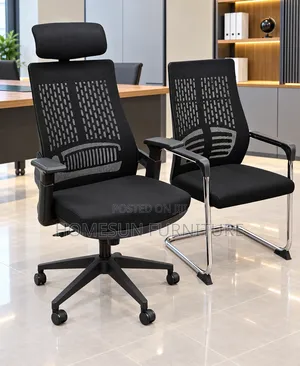 Ergonomic Black Mesh Office Chair