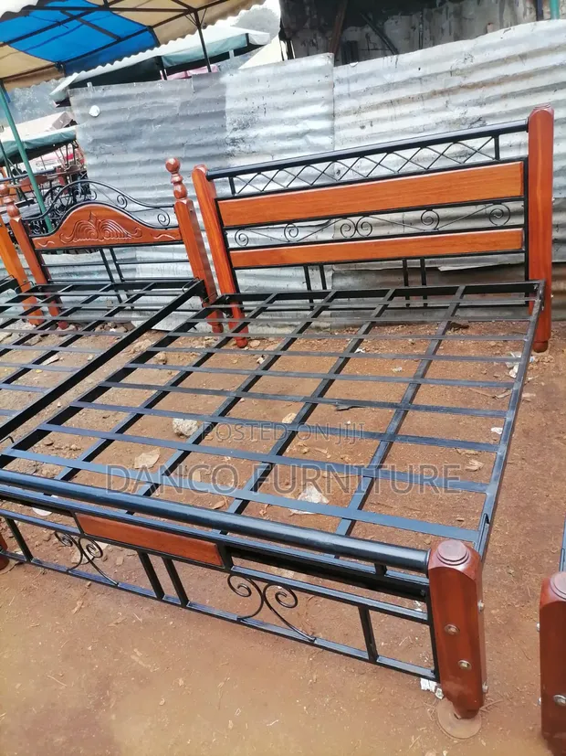 Mahogany King Size Bed - 1