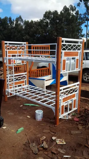 3x6 Mahogany Double Decker Bed