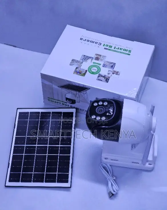 Kamera ya V380 4G Solar PTZ ya Nje - 1