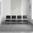 4-Person Office Waiting Bench - 4
