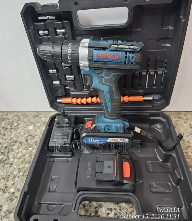 Bosch 48V Cordless Drill Kit - 1