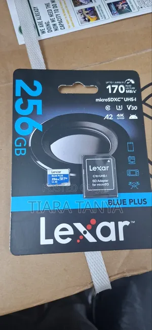 Lexar 256GB SD Card - 170MB/s, 4K UHD Recording