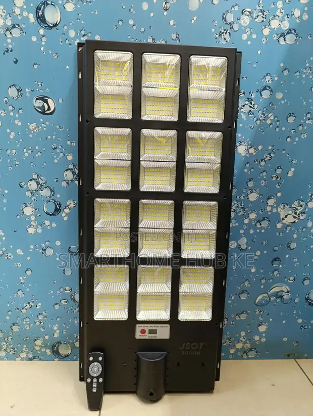 3000W RL Solar Street Light with Pole - 1