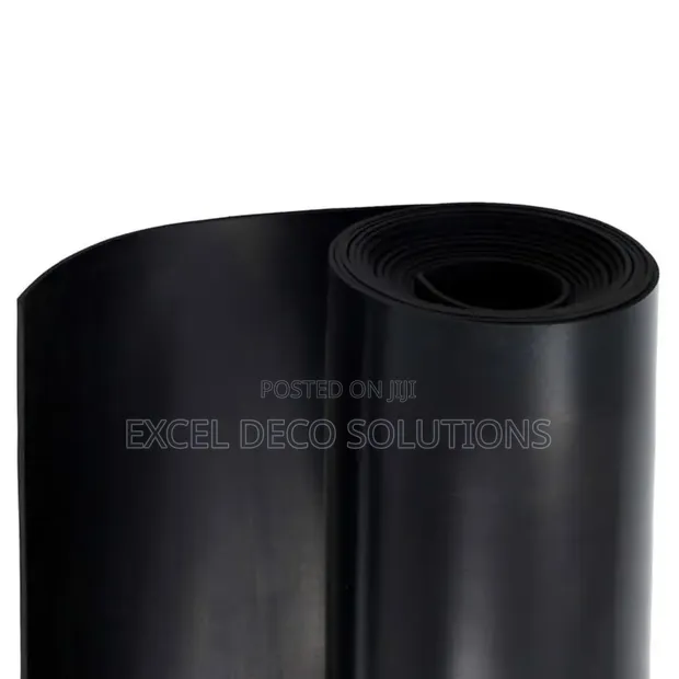 Plain Rubber Roll Mat for Industrial Spaces - 1