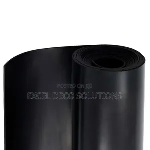 Plain Rubber Roll Mat for Industrial Spaces