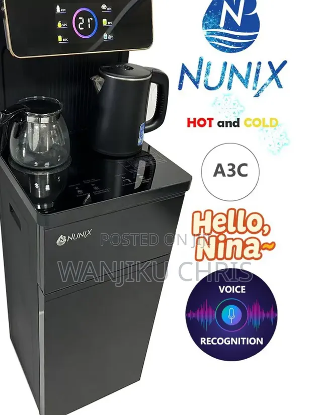 Nunix A3C Bottom Load Water Dispenser yenye Voice Control - 1