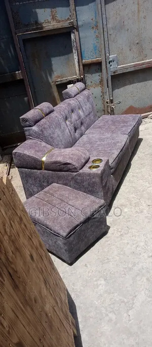 Sofa ya Kisasa ya L-Shape ya Viti 4 - Hali Bora