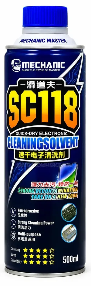 Mechanic SC118 Quick-Dry Electronic Cleaning Solvent