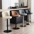 Modern Adjustable Bar Stool - White - 4