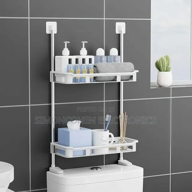 2-Layer No-Drill Multipurpose Shelf - 1
