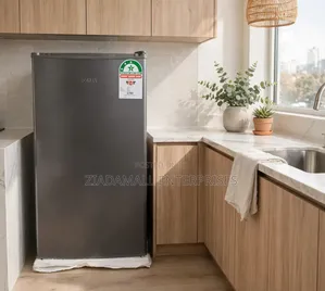 Ecomax 90L Fridge - Silver Nyeusi - Mpya