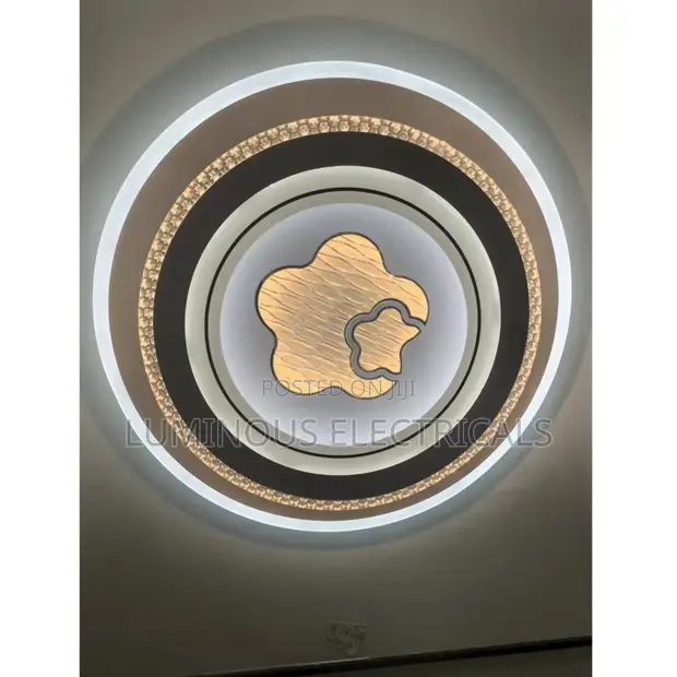 High-End Round Layered LED Ceiling Bracket Lamp - 1