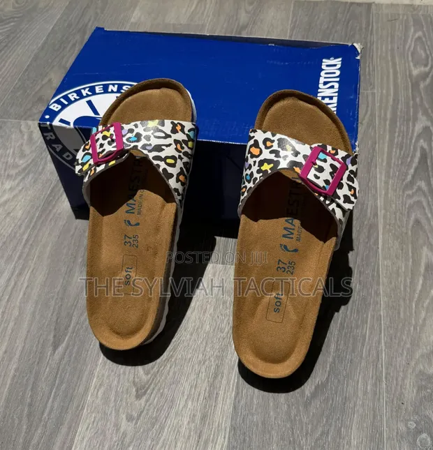 Sandali za Aaronfaiy za Wanawake za Faux Leather za Rangi Nyingi - 1