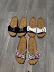 Sandali za Aaronfaiy za Wanawake za Faux Leather za Rangi Nyingi - 3