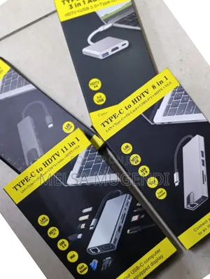 USB-C Hub Adapter 5-in-1 for Laptops & Computers