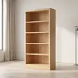 Rafu ya Vitabu ya Ofisi ya 5-Shelf - Nyeusi - 3