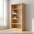 Rafu ya Vitabu ya Ofisi ya 5-Shelf - Nyeusi - 5