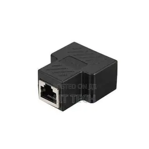 RJ45 Splitter Adapter Connector (1 kwa 2 Female Ports)