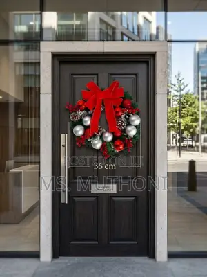 36cm Festive Berry & Pine Wreath