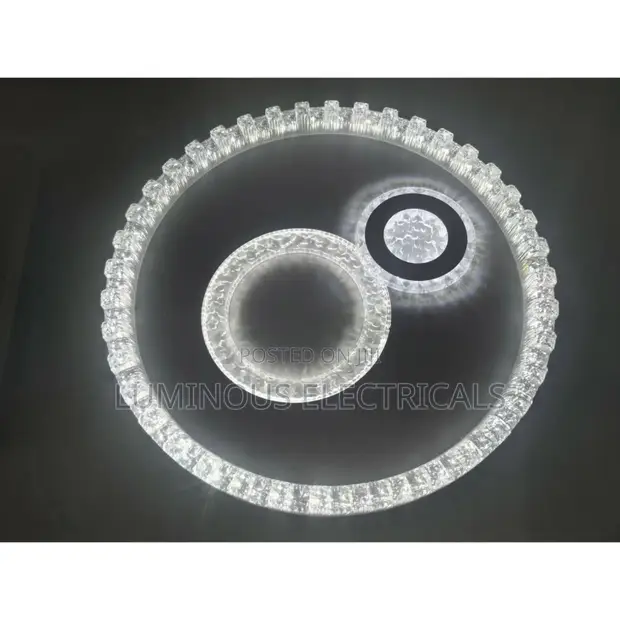 Exclusive Planetary Round LED Crystal Ceiling Light - 1