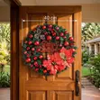 Wreath ya Krismasi ya Kuingilia Kubwa 40cm - 2