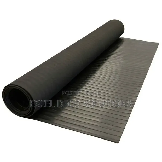 Ribbed Rubber Mat for Vehicle Bays - 1