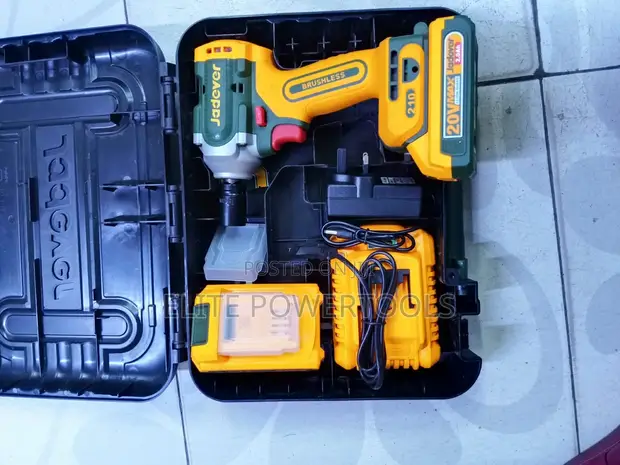 Jadever 20V Max Brushless Cordless Impact Driver & Wrench - 1