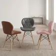 Padded Armless Eames Style Dining Chair - 5