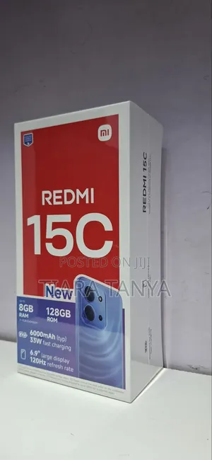 New Xiaomi Redmi 15C 4G 128GB Black