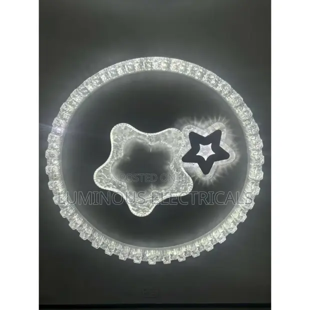 High-End Star Multi-Ring LED Crystal Ceiling Lamp - 1